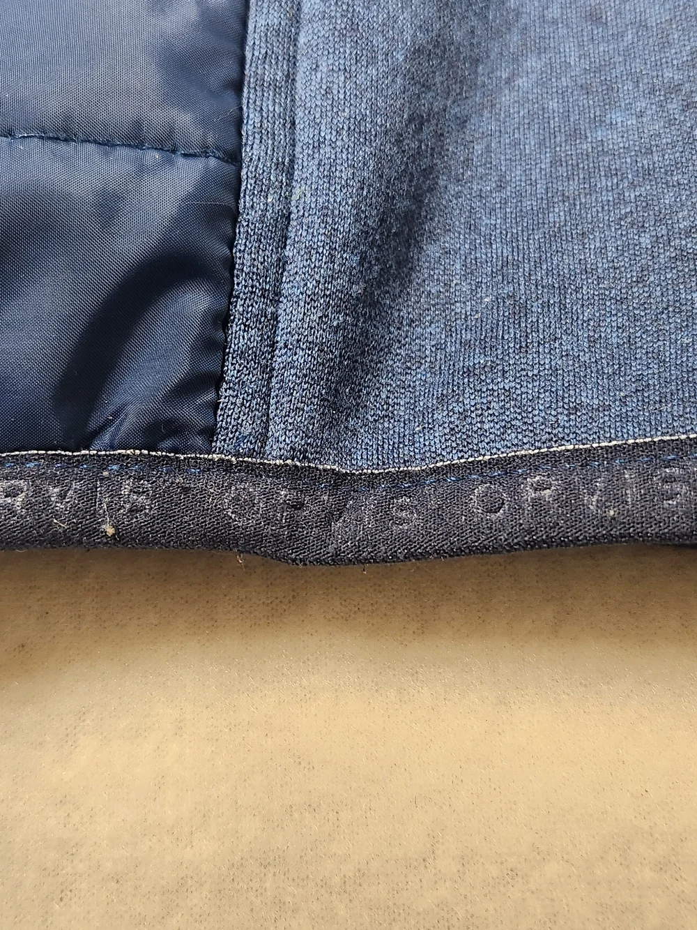 Orvis Men's M Blue Quilted Mixed Media Hybrid Jacket Trailhead Gorpcore Puffer